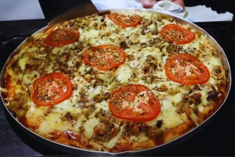 Pizza de Sardinha de Liquidificador Blog Receita Certa